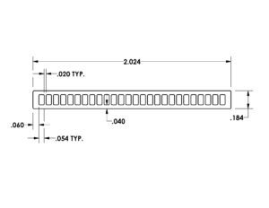 Die 177 Miniature Extrusion
