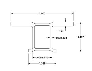 Die 2250 Miniature Extrusion