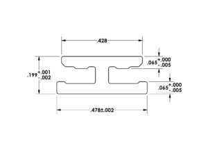 Die 554 Miniature Extrusion