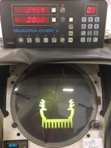 Optical Comparator Inspection Tool