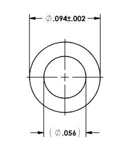 Miniature Aluminum Extrusion Die 2069